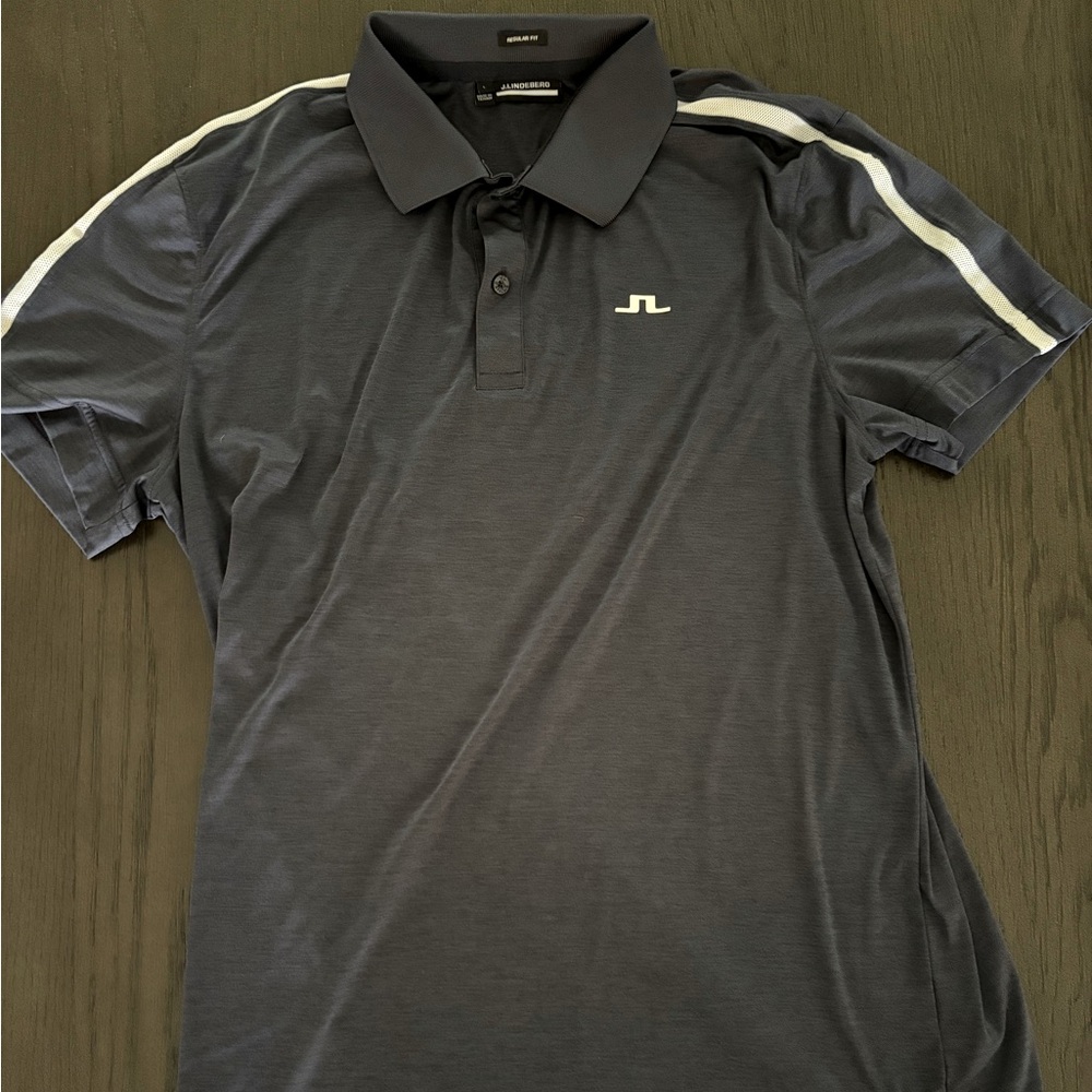 J.Lindeberg Black Polo Shirt